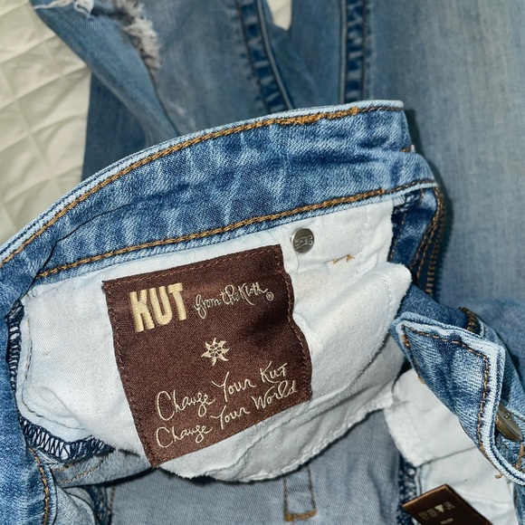 KUT from the Kloth Stevie Straight Leg Petite Jeans - Picture 2 of 4